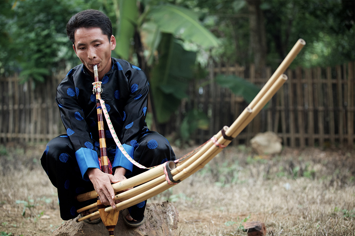 Hmong Bamboo Pipe