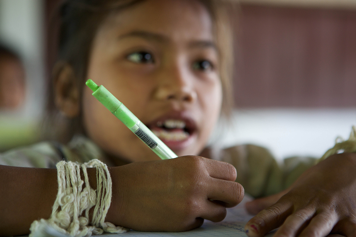 Khmou Village School Girl