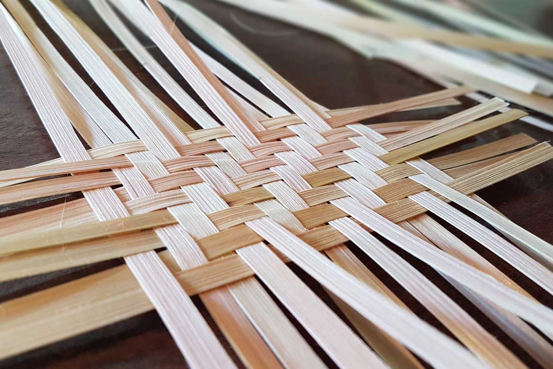 Bamboo weaving workshop