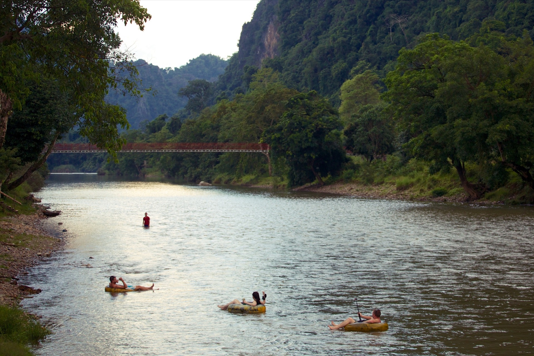 Vang Vieng Nam Song River