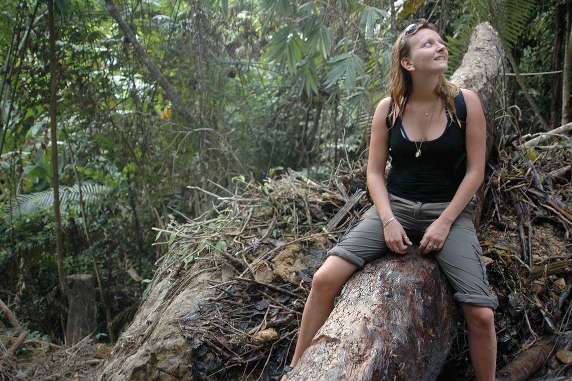 Hiking through the Jungle